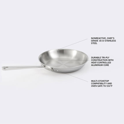 Martha by Martha Stewart 2-Quart Triply Stainless Steel Saucepan w/Lid
