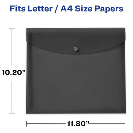 Avery Document Holder Envelope, Holds 450 Letter/A4-Size Sheets, 4-Color 4-Pack (73556)