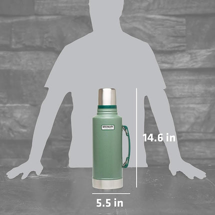 STANLEY Classic Bottle 1900ml 2018 camping bottle Vacuum Bottle Hammertone Green