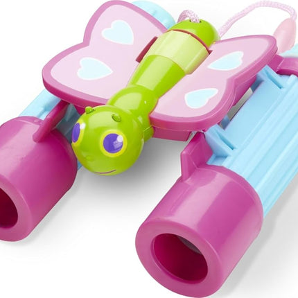 Melissa & Doug Sunny Patch Binoculares de Mariposa "Cutie Pie" - Juguete de Imitación 16090
