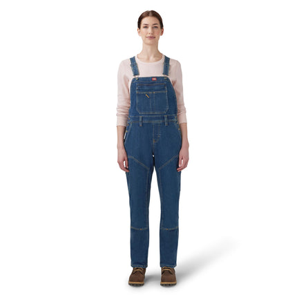 Dickies Women's Double Front Bib Overalls, Dark St
