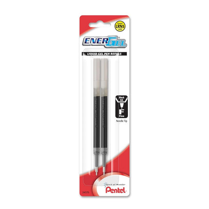 EnerGel Gel Pen Refill Ink for .5 mm Needle Tip Pen 2/Pkg-Black