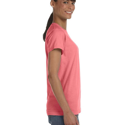 T-shirt manches courtes femme Comfort Colors Style 3333, Pastèque, Taille M