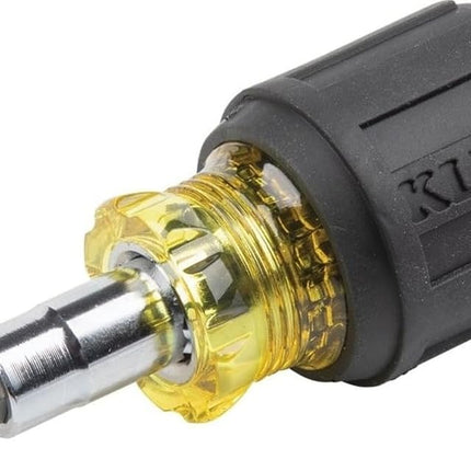 Klein 32561 Screwdriver/Nut Driver Stubby Multi-Bit, Black