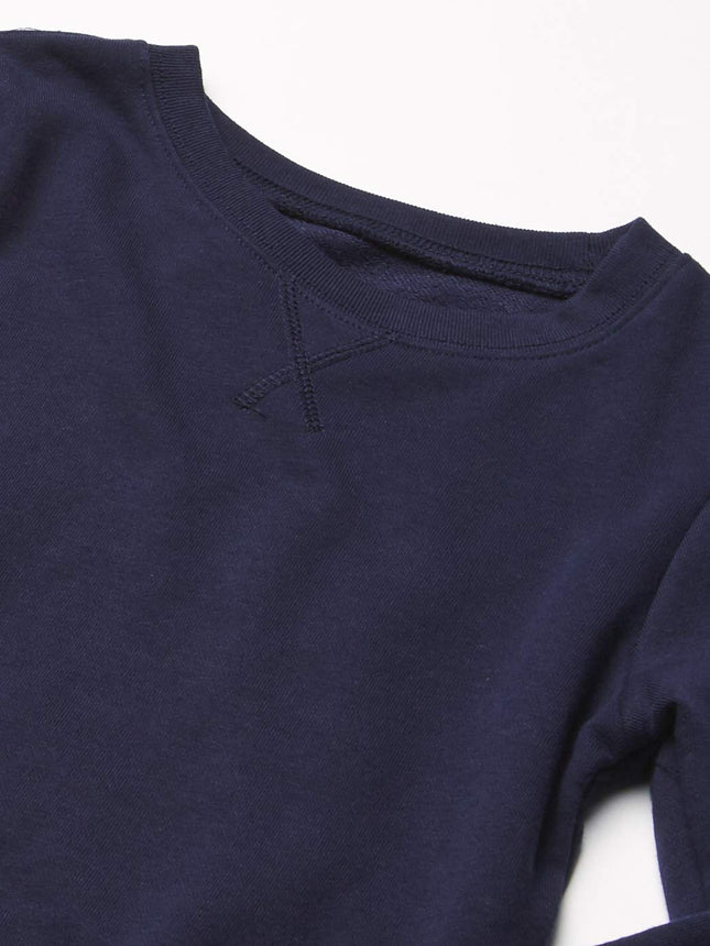 The Children's Place Sweat-shirt en tissu éponge athlétique pour garçons, couleur Tidal Single, taille S
