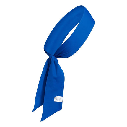adidas Alphaskin Tie Headband, Collegiate Royal Blue/Black/2, One Size
