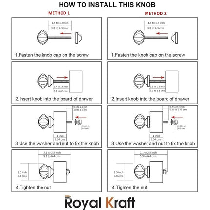 Royal Kraft Sknob002_20 10 Designs x 2 = 20 Knobs Vintage Style Hand Painted Ceramic Kitchen Cabinet Door Drawer Wardrobe Knobs Blue
