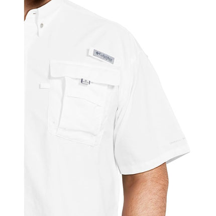 Columbia Men's Bahama II Short Sleeve Shirt,White,X-Large