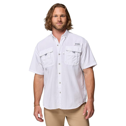 Columbia Men's Bahama II Short Sleeve Shirt,White,X-Large