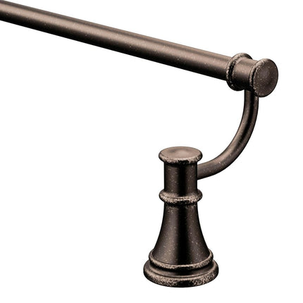 Moen YB6424ORB Belfield 24-Inch Bathroom Towel Bar, Oil Rubbed Bronze