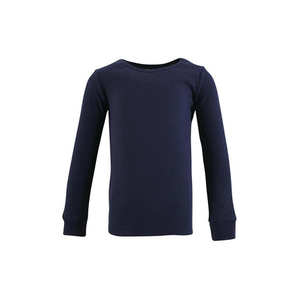 Ensemble 2 pièces de sous-vêtements longs thermiques unisexe pour bébé Hudson Baby, Marine, 5T, Marine, 5T