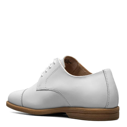 Florsheim Boys Men's Reveal Jr. Cap Toe OxfordOxford, White, 13.5 US Big Kid