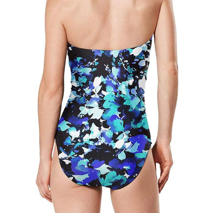Speedo Women's Floral Print One-Piece Swimsuit