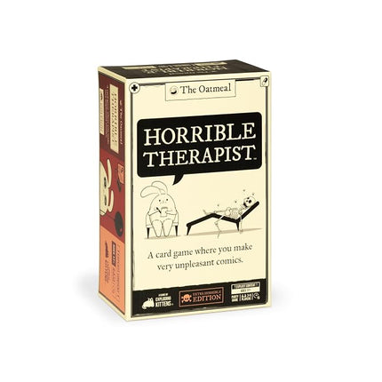 Exploding Kittens Horrible Therapist Extra Horrible, 3-8 Players, 17+