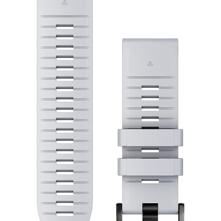 Garmin 26mm QuickFit watch band, Silicone, Whitest