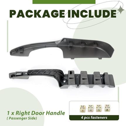 ECOTRIC Interior Pull Handle Door Armrest Compatible with 2003-2019 Chevrolet Express Van GMC Savana Right Passenger Side - Replace for 10388387 and 15817114