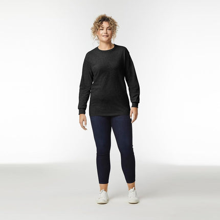 Gildan Men's, Ultra Cotton Long Sleeve T-Shirt, Style G2400, Black, XL