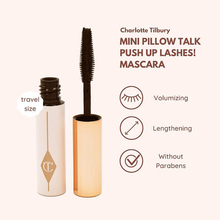 Pillow Talk Push Up Lashes Mascara by Charlotte Tilbury - Travel Size 4ml