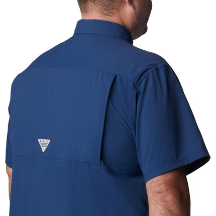 Columbia Men's Slack Tide Camp Shirt, Short Sleeve Shirt, Carbon, X-Small