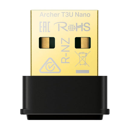 TP-Link Nano USB WiFi Adapter for PC(Archer T3U Nano)-AC1300 2.4G/5G Dual-Band Wireless Network Transceiver Adapter for Desktop PC, Travel Size, Supports Windows 11,10, 8.1, 8, 7 / up to Mac OS 10.15