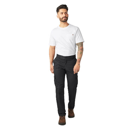 Dickies Men's Flex Regular Fit Cargo Pants, Black, 48W x 34L
