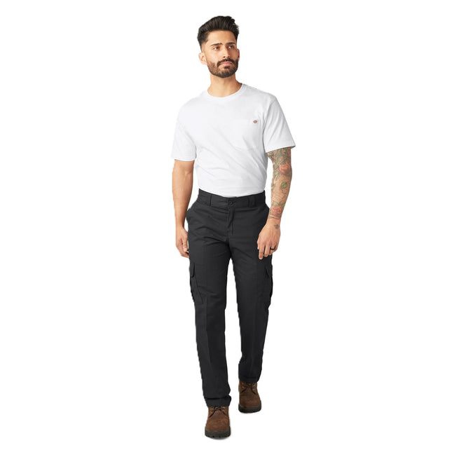 Dickies Men's Flex Regular Fit Cargo Pants, Black,