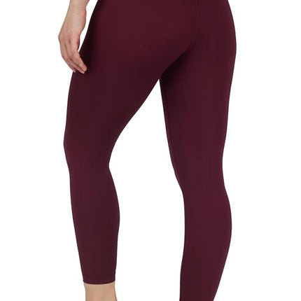 Yogalicious Womens Workout Legging Soft High Waisted Squat Proof Sculpting Pant, Windsor Wine, S