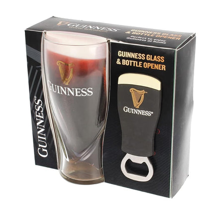 Shamrock Gift Company Guinness Embossed Glass Bott