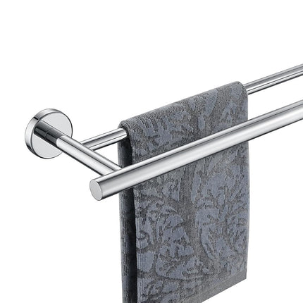 JQK Double Towel Bar Chrome, 20.5 Inch 304 Stainle