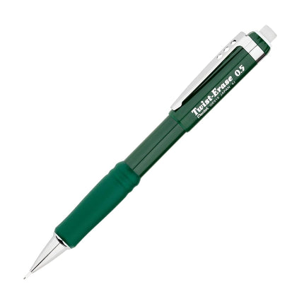 Pentel Twist-Erase III Mechanical Pencil,0.5mm, Green Barrel, 12 Pack (QE515D)