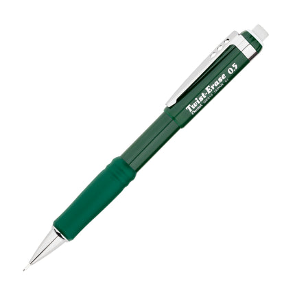 Portaminas Pentel Twist-Erase III, 0,5 mm, cuerpo verde, paquete de 12 (QE515D)