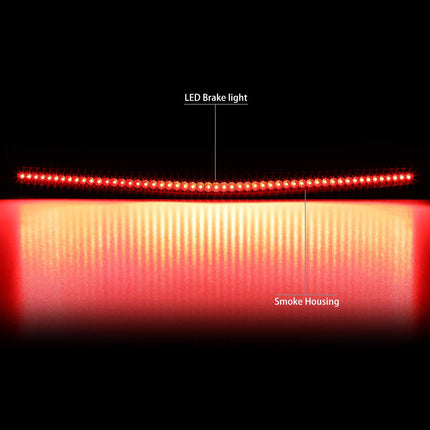 DNA MOTORING 3BL-CDTS06-LED-BK-SM Black Housing LED Third Tail Brake Light [Compatible with 06-11 Cadillac DTS]
