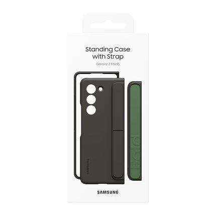 Samsung Galaxy Official Standing Case with Strap for Z Fold5, Graphite