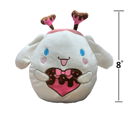 Squishmallows 8 Inch Sanrio Valentines Day Plush | Cinnamoroll