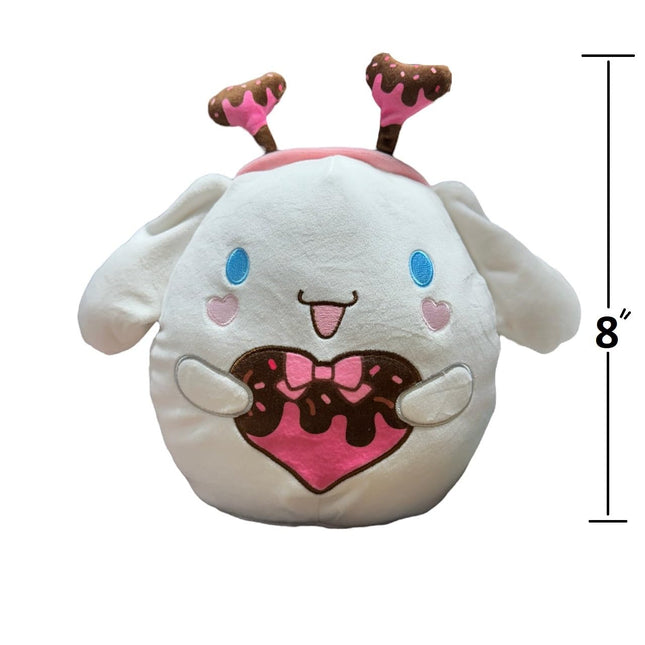 Squishmallows 8 Inch Sanrio Valentines Day Plush | Cinnamoroll