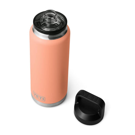YETI Rambler 36 oz Bottle, Vacuum Insulated, Stainless Steel with Chug Cap, Lowcountry Peach