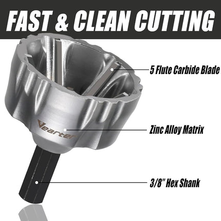 Vearter 13mm-35mm Deburring External Chamfer Tool with Carbide Blades