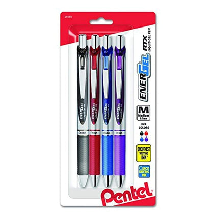 Bolígrafo de gel líquido Pentel Energel RTX y Uni-Ball - Paquete de productos