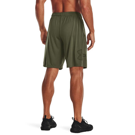 Under Armour UA TECH Graphic Short - Shorts - Bottoms - Marine OD Green/Black - Size: LG