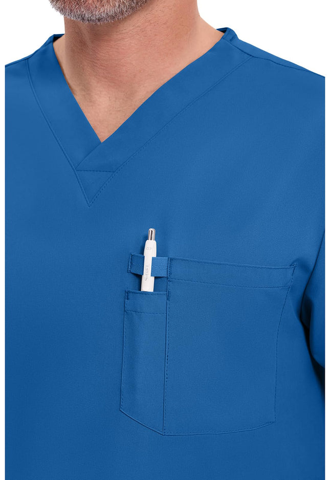 Dickies EDS Essentials Men's V-Neck Solid Scrub Top XXXX-Large Royal