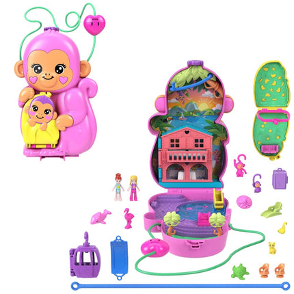 Polly Pocket Affenmama und Baby