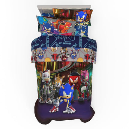 Franco Comforter and Sheet Set, Microfiber, Sonic 