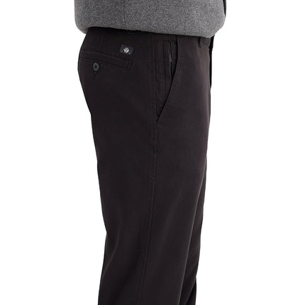 Dockers Men's Slim Fit Smart 360 Flex Ultimate Chino Pants Casual, Black, 33W x 30L