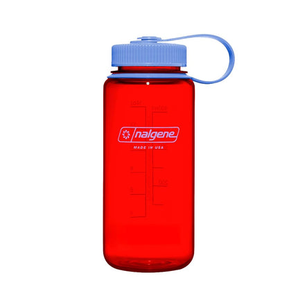 Nalgene Water Bottle - Lightweight Sustain Tritan BPA-Free Shatterproof Bottle for Backpacking, Hiking, Gym, 16 OZ, Wide Mouth, Marmalade Orange