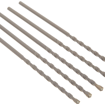 BOSCH LBH0025 Juego de 5 brocas para taladro percutor de vástago redondo de 5/32 pulg. x 6 pulg.