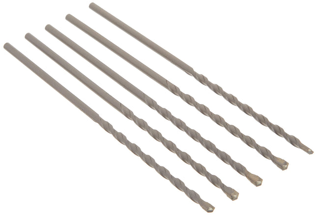 BOSCH LBH0025 Juego de 5 brocas para taladro percutor de vástago redondo de 5/32 pulg. x 6 pulg.