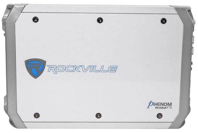 Rockville Rxm-f3 1600 vatios pico/800 W RMS amplificador marino/para barco de 4 canales nuevo