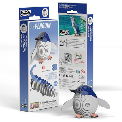 EUGY 017 Penguin 3D Paper Puzzle - 28 Pieces Eco-Friendly Educational Toy Puzzle for Boys, Girls & Kids Ages 6+