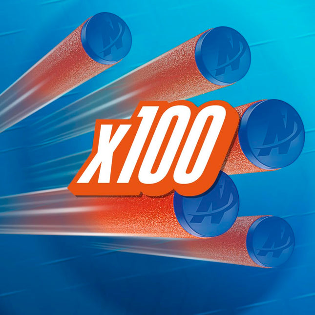 Nerf N Series N1 Dardos, Incluye 100 Dardos, Solo Compatible con Lanzadores N Series, Juegos al Aire Libre, Edad 8+ (Exclusivo de Amazon)