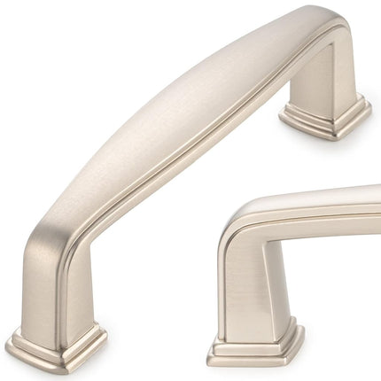 KOOFIZO 10 Pack 3 Inch Brushed Nickel Kitchen Cabi